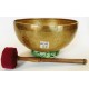 A618 Magnificent Heart 'F#' Chakra Helaing Tibetan Singing Bowl 9.75" wide Hand Hammered in Nepal